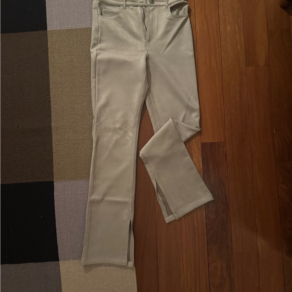 Zara Suede-Feel Pants